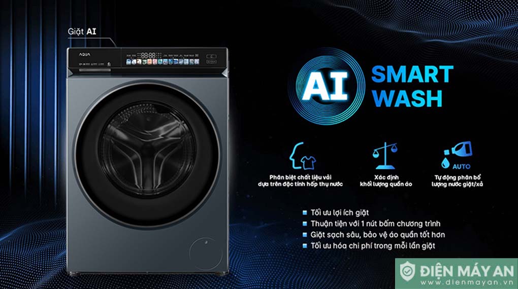 Máy giặt Aqua Inverter 12 kg AW12-BD4377U1L(GN)